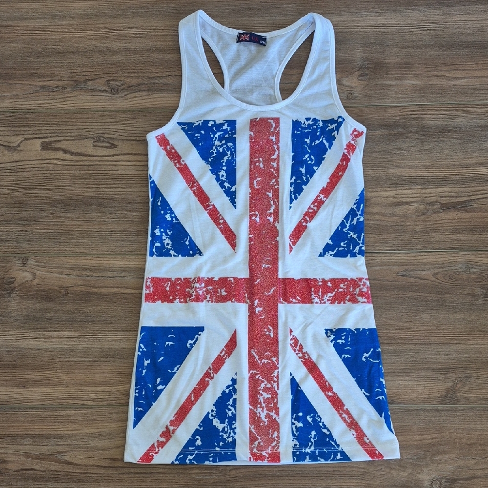 UK Flag Womens Tank Top